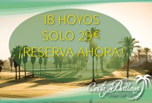 Golf en Costa Ballena 18 hoyos por 29€